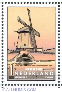 1° 2013 - Mill Ondermolen O in the Schermer (North-Holland)