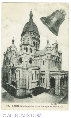 Image #1 of Paris - Sacré Coeur Basilica (1920)
