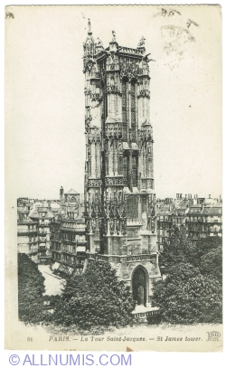 Paris - Tour Saint Jacques (1919)