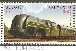 Image #1 of 17 Francs / 02,42 Euro 2001 - Locomotive type 12