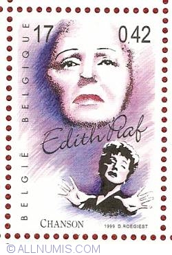 Image #1 of 17 Francs / 0.42 Euro 1999 - Edith Piaf
