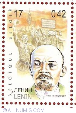 Image #1 of 17 Francs / 0.42 Euro 1999 - Lenin / Vladimir Iljitsj Oeljanov