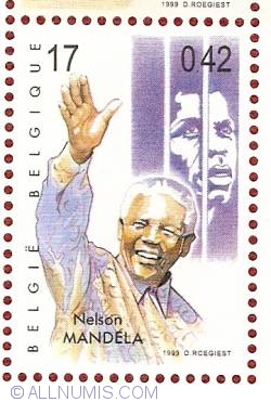 Image #1 of 17 Francs / 0.42 Euro 1999 - Nelson Mandela