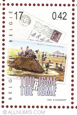 Image #1 of 17 Francs / 0.42 Euro 1999 - Tourism