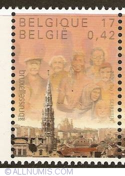 Image #1 of 17 Francs / 0.42 Euro 2000 - Brussels Cultural Capital of Europe