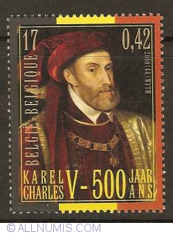Image #1 of 17 Francs / 0.42 Euro 2000 - Charles V