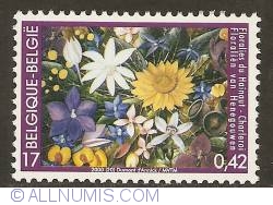 Image #1 of 17 Francs / 0,42 Euro 2000 - Floralies d'Hainaut