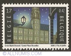 Image #1 of 17 Francs / 0,42 Euro 2000 - Grand Place in Brussels