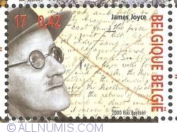 17 Francs / 0,42 Euro 2000 - James Joyce