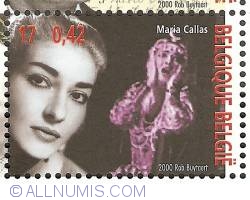 17 Francs / 0,42 Euro 2000 - Maria Callas