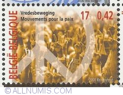 Image #1 of 17 Francs / 0,42 Euro 2000 - Peace Movement