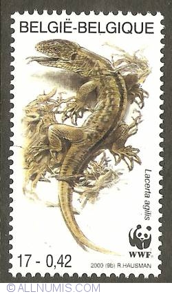 Image #1 of 17 Francs / 0,42 Euro 2000 - Sand Lizard