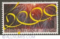 Image #1 of 17 Francs / 0,42 Euro 2000 - Welcome 2000