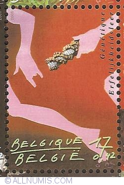 17 Francs / 0,42 Euro 2001 - Genetics