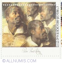 Image #1 of 17 Francs / 0,42 Euro 2001 - P.P. Rubens - Negro Heads