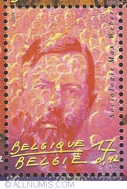 Image #1 of 17 Francs / 0,42 Euro 2001 - Sociology - Max Weber