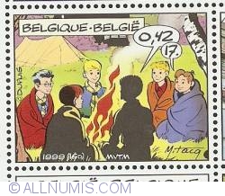 Image #1 of 17 Francs / 0.42 Euro - De Beverpatroelje