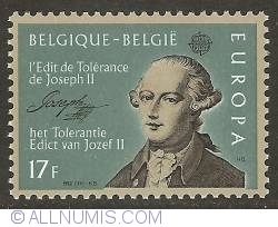 17 Francs 1982 - Joseph II - Edict of Tolerance