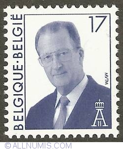 Image #1 of 17 Francs 1996 - King Albert II