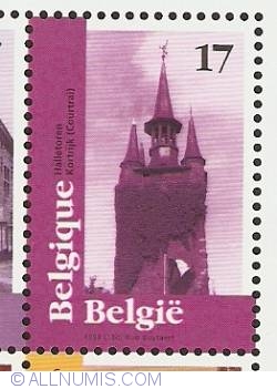 Image #1 of 17 Francs 1998 - Belfry - Kortrijk (Courtrai)