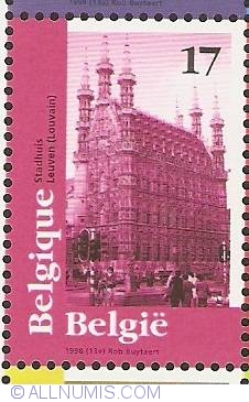 Image #1 of 17 Francs 1998 - City Hall - Leuven