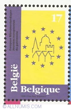 Image #1 of 17 Francs 1998 - European Heritage Days - Logo