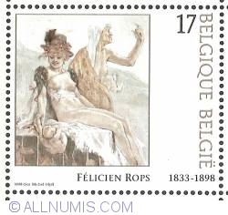 17 Francs 1998 - Felicien Rops - La foire aux amours