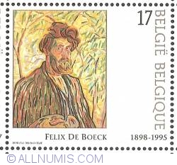 Image #1 of 17 Francs 1998 - Felix De Boeck - Selfportrait "The Man with the Beard"