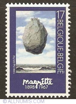 Image #1 of 17 Francs 1998 - René Magritte - Le chateau des Pyrenees