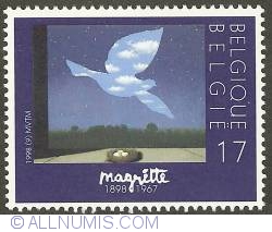 17 Francs 1998 - René Magritte - Le Retour
