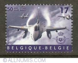 Image #1 of 17 Francs 1999 - 50th Anniversary of NATO - Air Forces