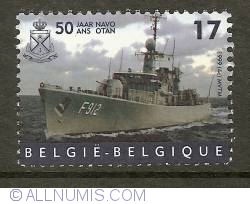 Image #1 of 17 Francs 1999 - 50th Anniversary of NATO - Marine