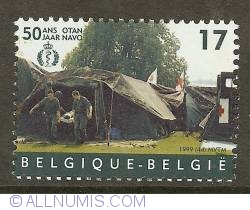 Image #1 of 17 Francs 1999 - 50th Anniversary of NATO - Medical Services