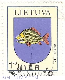 Image #1 of 1,70 Litas 2001 - Veliuona