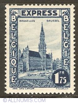 Image #1 of 1,75 Francs 1929 - Express Stamp - Brussels