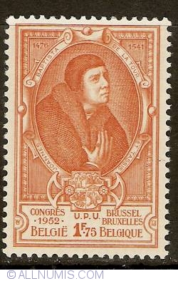 Image #1 of 1,75 Francs 1952 - John Baptist of Thurn and Taxis
