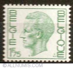 Image #1 of 1,75 Francs 1971 Baudouin
