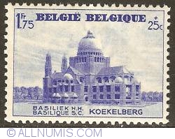 1,75 Francs + 25 Centimes 1938 - National Basilica of the Sacred Heart