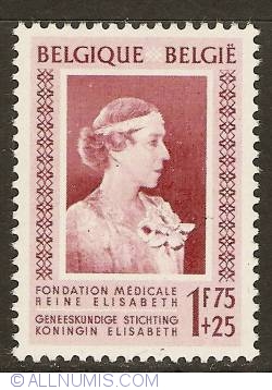 1,75 Francs + 25 Centimes 1951 - Medical Foundation Queen Elisabeth