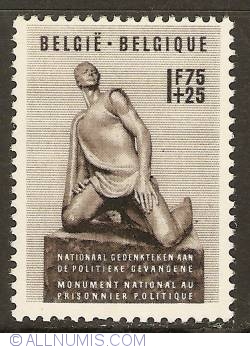 Image #1 of 1,75 Francs + 25 Centimes 1951 - National Monument to the Political Prisoner