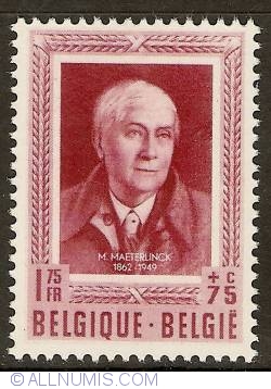 Image #1 of 1,75 Francs + 75 Centimes 1952 - Maurice Maeterlinck