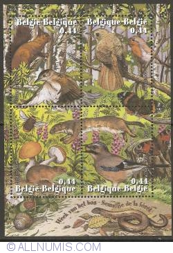 Image #1 of 1,76 Euro 2004 - Week of the Forest Souvenir Sheet