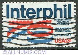 Image #1 of 13 Cents 1976 - Interphil '76 Logo