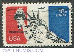 Image #1 of 18 Cents 1974 - Statue Of Liberty