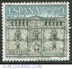 Image #1 of 2 Pesetas 1966 - University of Alcalá de Henares