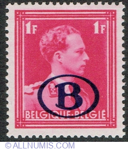 1 Franc 1941 - King Leopold III
