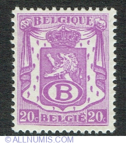 20 Centimes 1949 - Coat of Arms