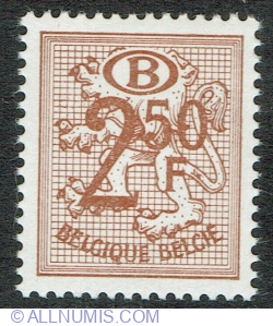 2.50 Francs 1970 - Leul heraldic