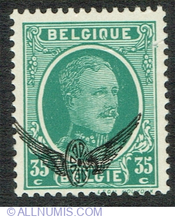 Image #1 of 35 Centimes 1929 - Regele Albert I
