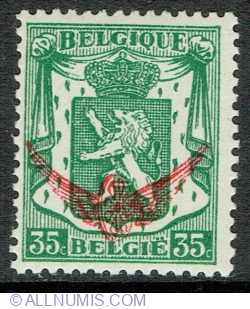 Image #1 of 35 Centimes 1937 -  Coat of Arms